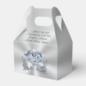 Verbluffende persoonlijke, diamantvijvers bedankdoosjes (Voorkant Zijde)