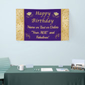 Verbluffende persoonlijke Happy Birthday-banner on Spandoek (Beurs)
