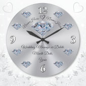 Verbluffende persoonlijke huwelijkspresentaties, h grote klok