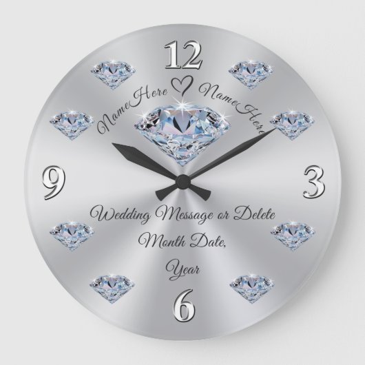 Verbluffende persoonlijke huwelijkspresentaties, h grote klok (Voorkant)