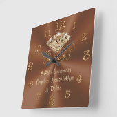 Verbluffende persoonlijke Jubilea klokken (Hoek)