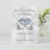 Verbluffende persoonlijke uitnodigingen voor diama (Staand voorkant)