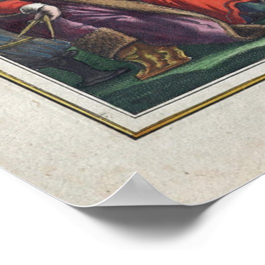 Verbluffende planisphere Copernicus universum Poster (Hoek)