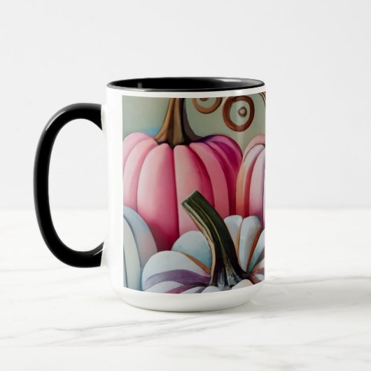 Verbluffende pompoen mok (Links)