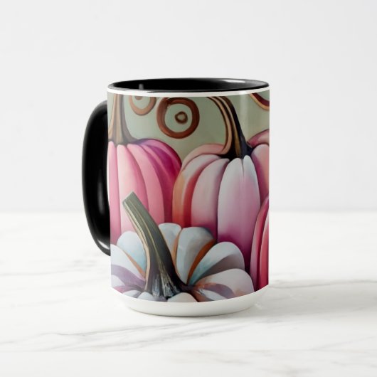 Verbluffende pompoen mok (Voorkant links)