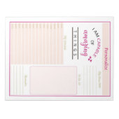 Verbluffende positieve bevestigende offerte voor d notitieblok (Voorkant)