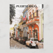 Verbluffende Puerto Rico Vintage Travel Briefkaart (Voorkant)