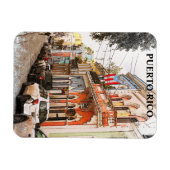 Verbluffende Puerto Rico Vintage Travel Magneet (Horizontaal)