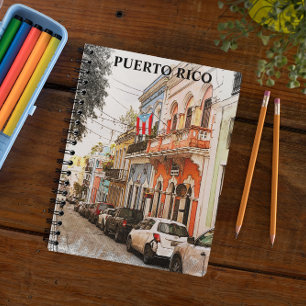 Verbluffende Puerto Rico Vintage Travel Notitieboek
