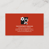 Verbluffende Red Layers elektricien Visitekaartje (Achterkant)