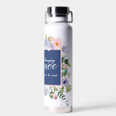 Verbluffende respiratieflorale waterfles (Achterkant)