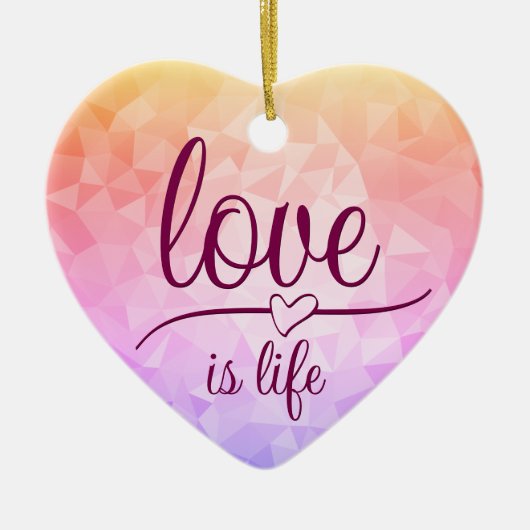 Verbluffende rode keramische siervoorwerpen keramisch ornament (Voorkant)