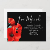 Verbluffende rode papaver die ik heb gemaakt briefkaart (Voorkant / Achterkant)