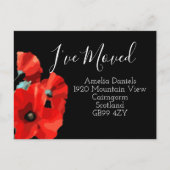 Verbluffende rode papaver die ik heb gemaakt briefkaart (Voorkant)