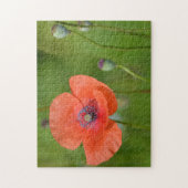 Verbluffende rode papaver legpuzzel (Verticaal)