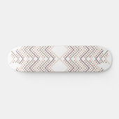 Verbluffende rode Stippen op een witte achtergrond Persoonlijk Skateboard (Horizontaal)