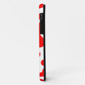 Verbluffende rode/witte koeienafdrukken - iPhone 5 Case-Mate iPhone Case (Achterkant/links)