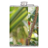 Verbluffende Rol-Roul Crested Wood Partridge Bird Heupfles (Achterkant)