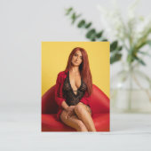 Verbluffende roodkopschoonheid briefkaart (Staand voorkant)