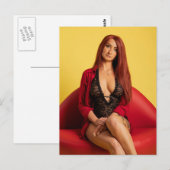 Verbluffende roodkopschoonheid briefkaart (Voorkant / Achterkant)