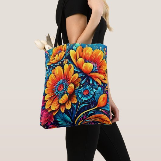 Verbluffende Roos bloemkleur Tote Bag (Dichtbij)