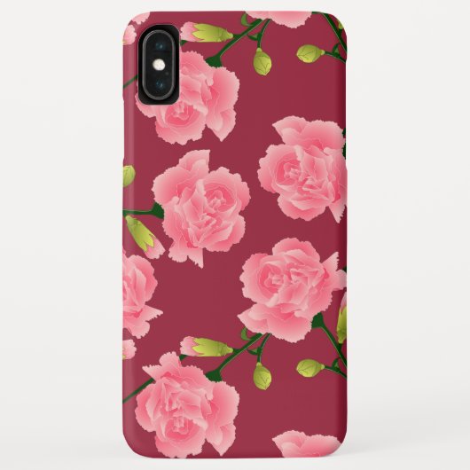 Verbluffende roze anjer Case-Mate iPhone case (Achterkant)