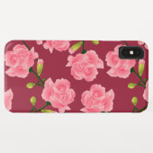 Verbluffende roze anjer Case-Mate iPhone case (Achterkant (horizontaal))