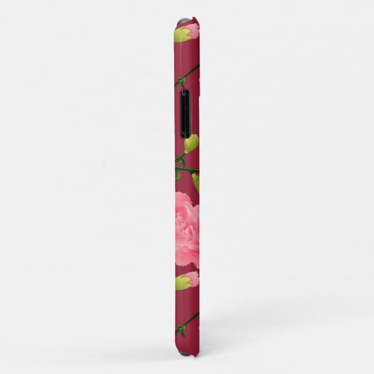 Verbluffende roze anjer Case-Mate iPhone case (Achterkant/rechts)