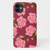 Verbluffende roze anjer Case-Mate iPhone case (Achterkant)