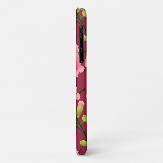 Verbluffende roze anjer Case-Mate iPhone case (Achterkant/links)