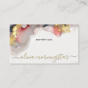 Verbluffende Roze Blush Ultra Vloeibare Alcohol In Visitekaartje