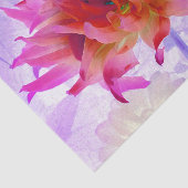 Verbluffende roze Cactus Dahlia Tissuepapier (Detail)