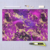 Verbluffende roze en goudmarmer tissuepapier (Craft)