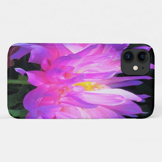 Verbluffende roze en Paarse Cactus Dahlia Case-Mate iPhone Case (Achterkant (horizontaal))