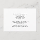 Verbluffende roze madeliefjes informatiekaartje (Achterkant)