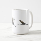 Verbluffende Sandhill Crane Mok (Voorkant rechts)