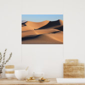 Verbluffende schaduwen van de woestijn poster (Keuken)