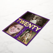 Verbluffende schoolkleuren 3 Uitnodiging tot Folie (Gedraaid)