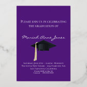 Verbluffende schoolkleuren 3 Uitnodiging tot Folie (Achterkant)