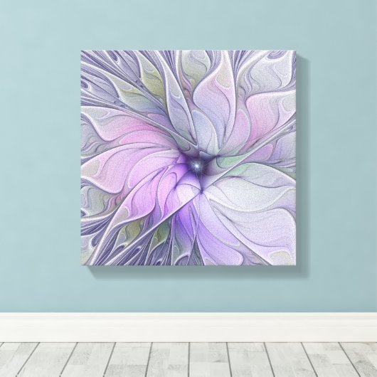 Verbluffende schoonheid Moderne Abstracte fractale Canvas Afdruk (Insitu (Houten vloer))