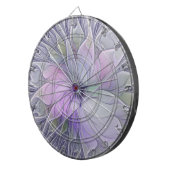 Verbluffende schoonheid Moderne Abstracte fractale Dartbord (Voorkant Rechts)