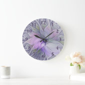 Verbluffende schoonheid Moderne Abstracte fractale Grote Klok (Huis)