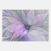 Verbluffende schoonheid Moderne Abstracte fractale Inpakpapier Vel (Voorkant 3)