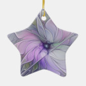 Verbluffende schoonheid Moderne Abstracte fractale Keramisch Ornament (Achterkant)