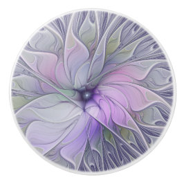 Verbluffende schoonheid Moderne Abstracte fractale Keramische Knop