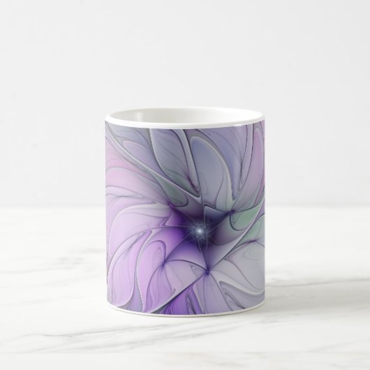 Verbluffende schoonheid Moderne Abstracte fractale Koffiemok (Center)