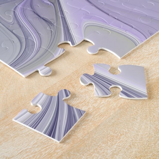 Verbluffende schoonheid Moderne Abstracte fractale Legpuzzel (Zijkant)