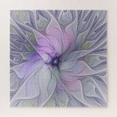 Verbluffende schoonheid Moderne Abstracte fractale Legpuzzel (Horizontaal)