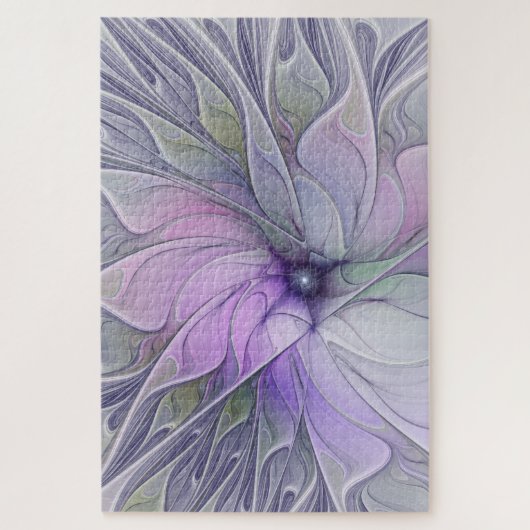 Verbluffende schoonheid Moderne Abstracte fractale Legpuzzel (Verticaal)