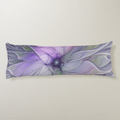 Verbluffende schoonheid Moderne Abstracte fractale Lichaamskussen (Achterkant)